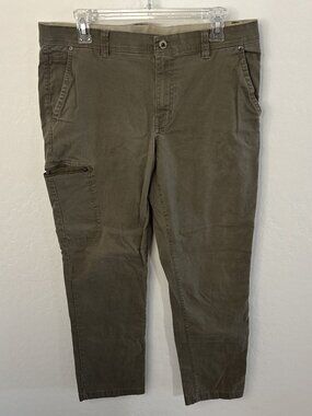 Weatherproof Olive Walnut Stretch Cargo Pants | Size 34x32